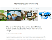 Tablet Screenshot of internationalselfpublishing.com